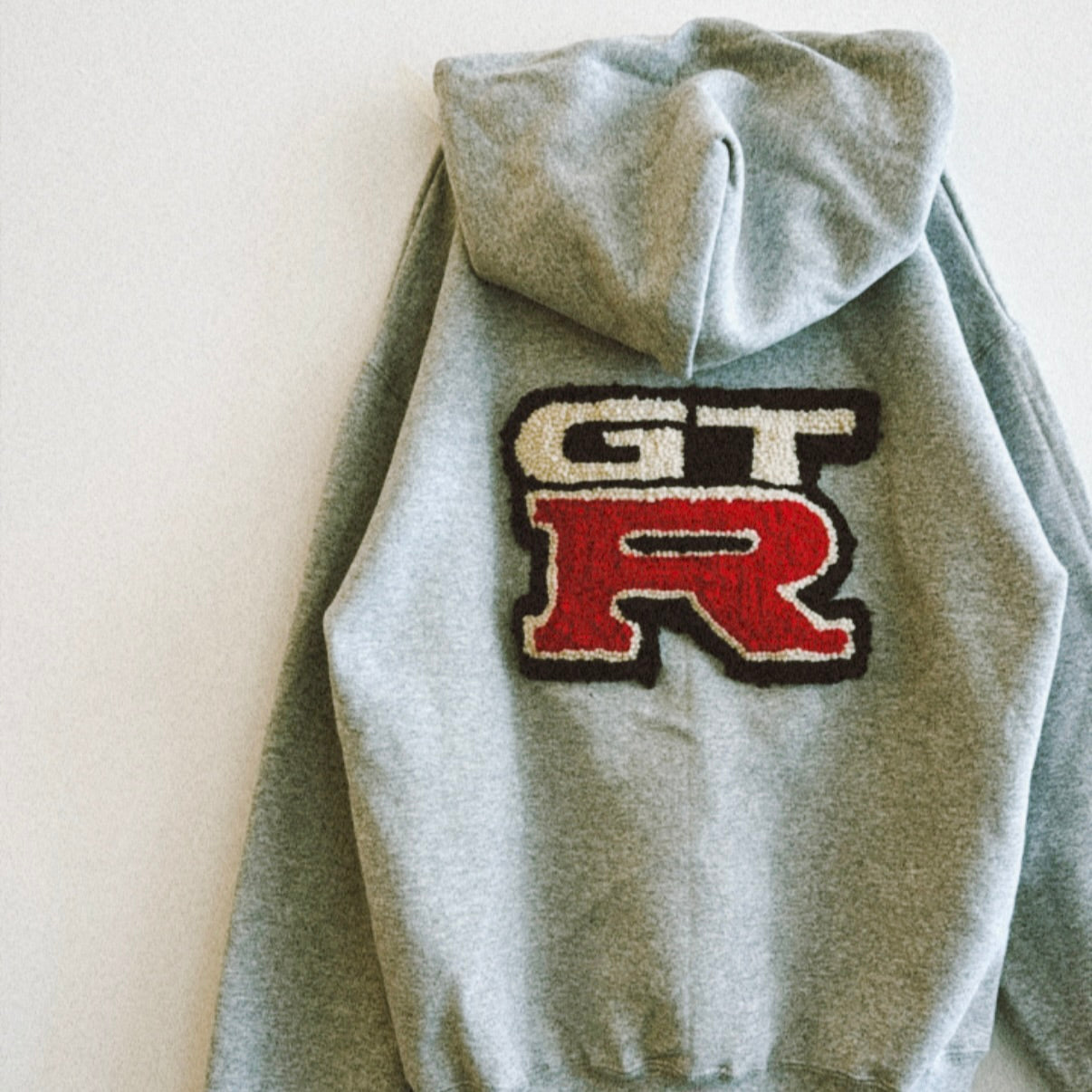 IMT hand knitted patch hoodie GTR