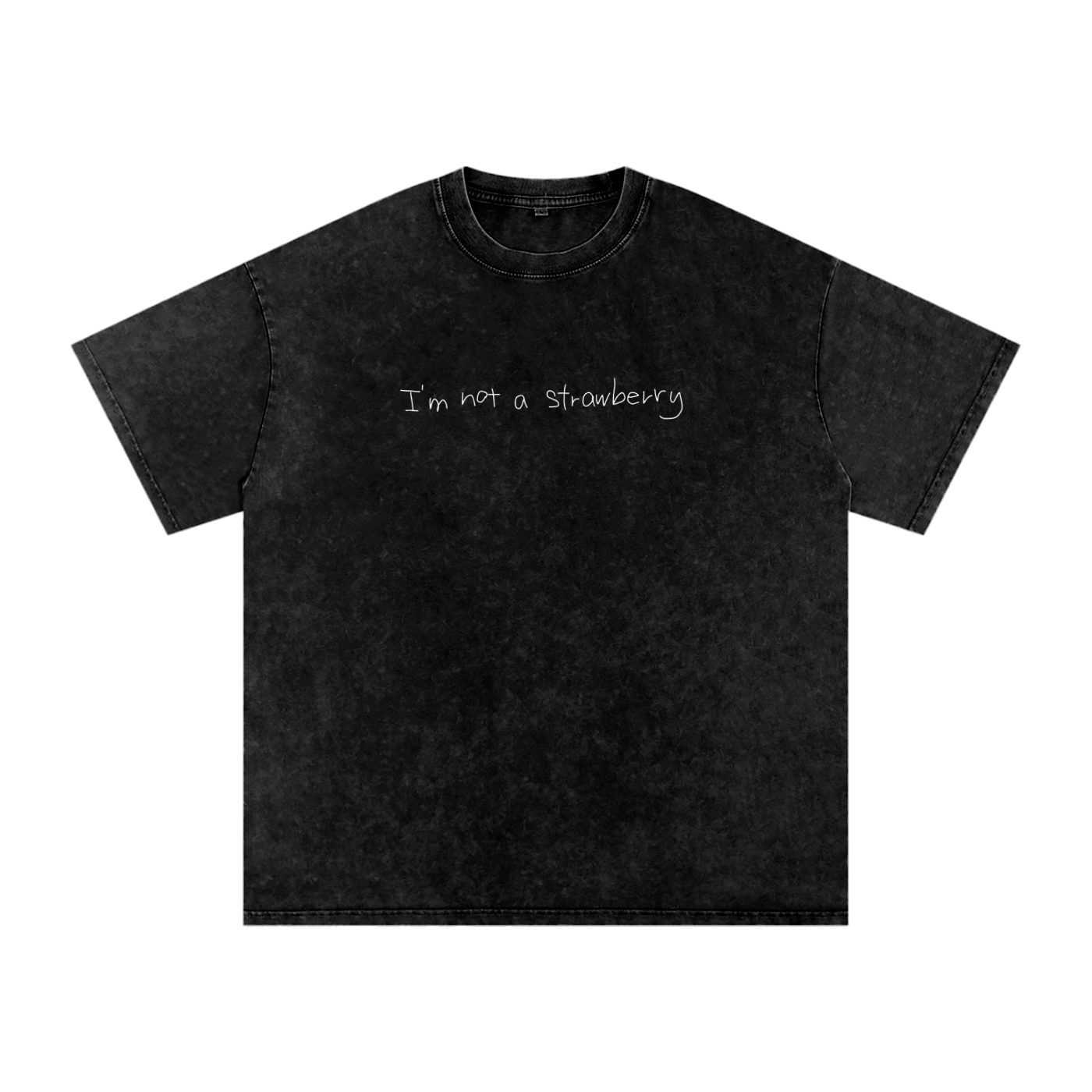 I’m not a strawberry tee black