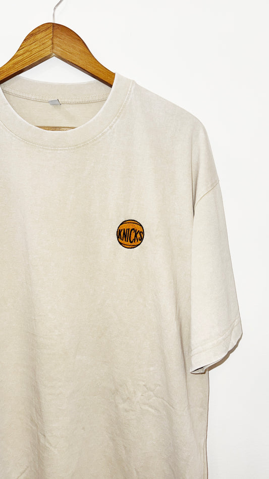 *NEW* Go Knicks! Embroidered Tee WH