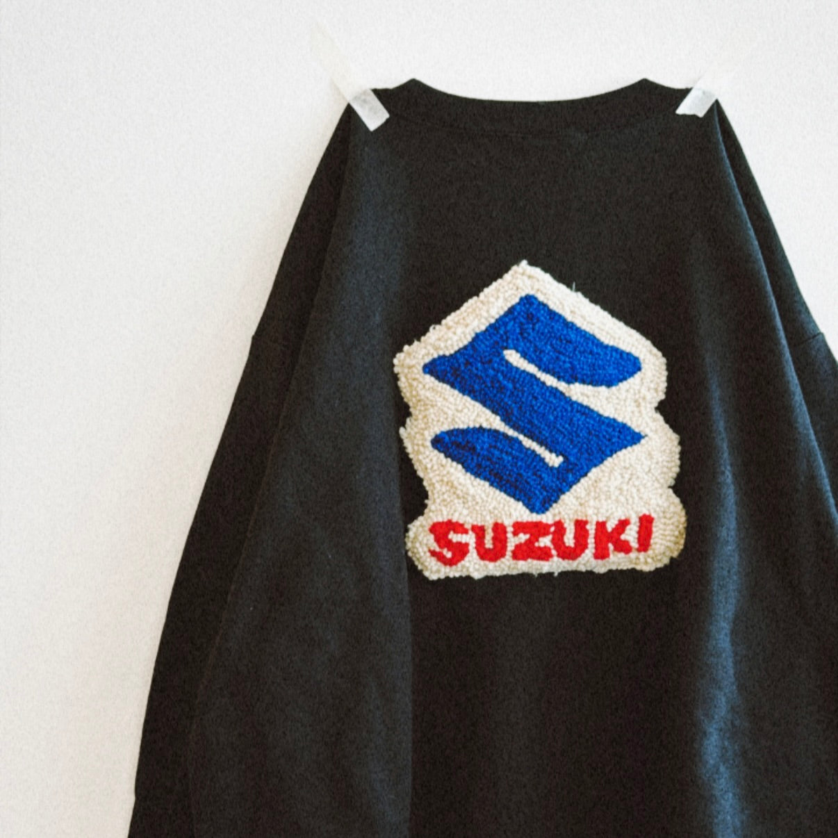 IMT hand knitted patch Crewneck Suzuki