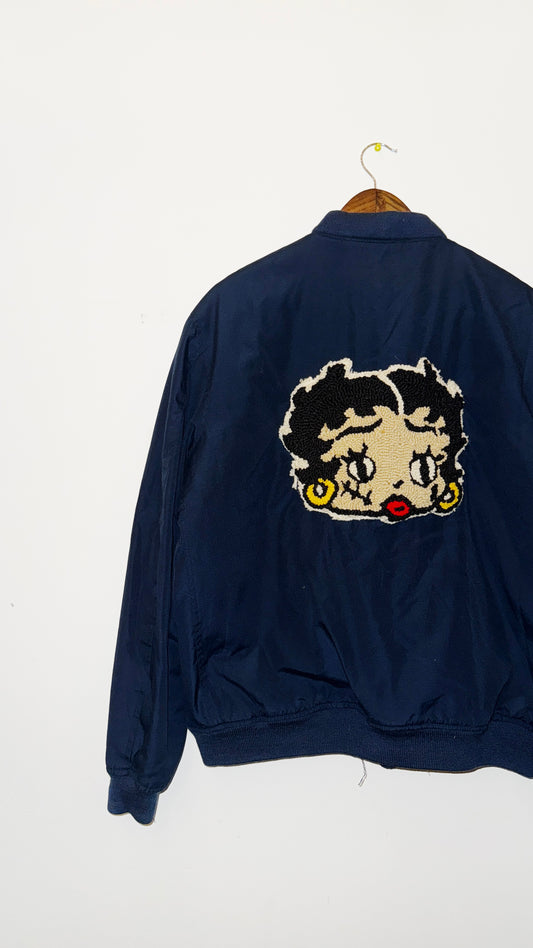 IMT 1/1 hand knitted patch work jk Betty