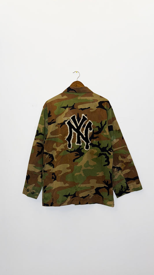 IMT 1/1 hand knitted patch camo jk dripping NY