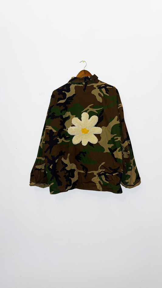 IMT 1/1 hand knitted patch camo jk daisy
