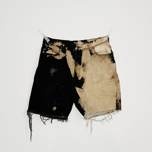 IMT REWORKED acid washed Levi’s denim shorts