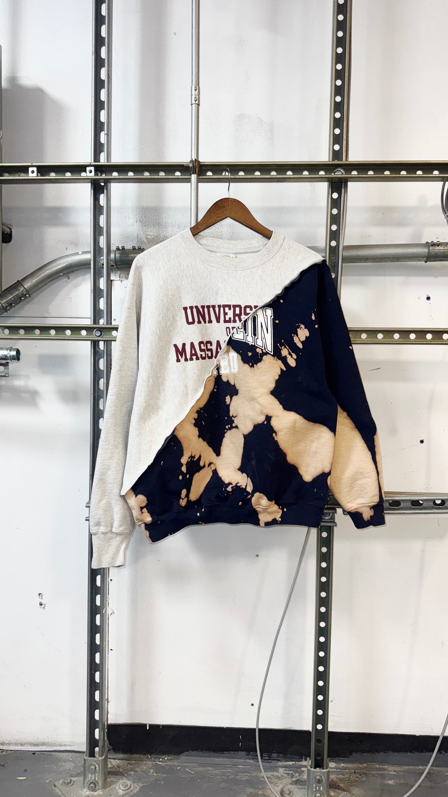 1/1 Reworked vintage crewneck double 5