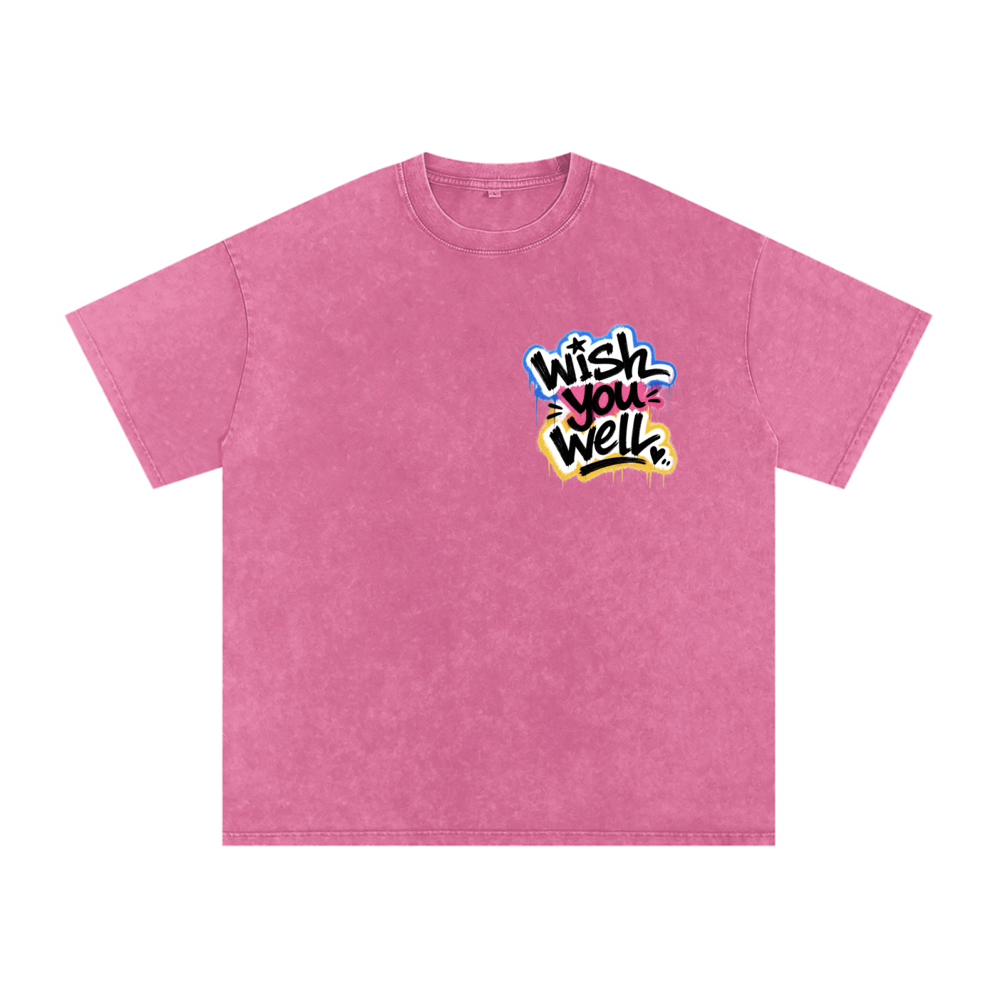 *NEW* Wish you well in hell T pink