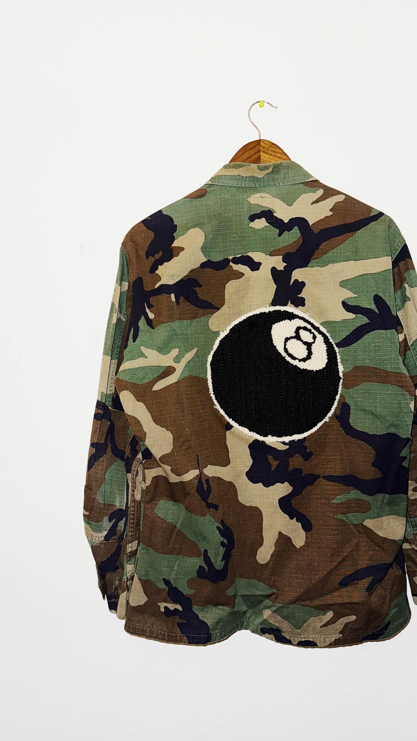 IMT 1/1 hand knitted patch camo jk 8ball