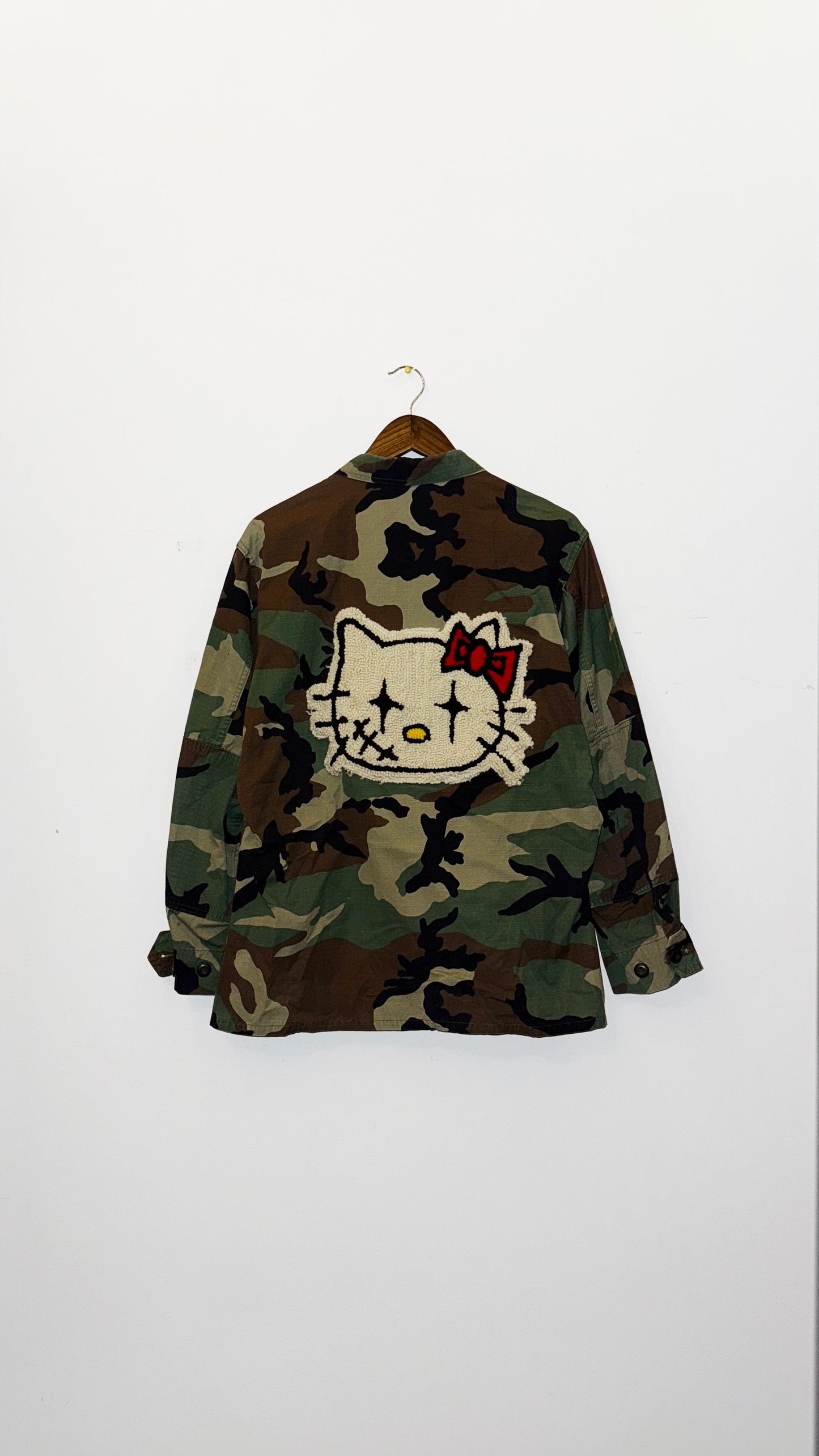 IMT 1/1 hand knitted patch camo jk hello KT